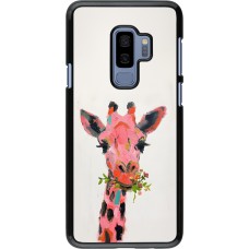 Samsung Galaxy S9+ Case Hülle - Pink Girafe Paint