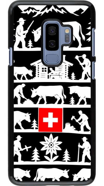 Coque Samsung Galaxy S9+ - Poya Suisse 1 noir