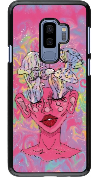 Coque Samsung Galaxy S9+ - Psychedelic pink mushroom