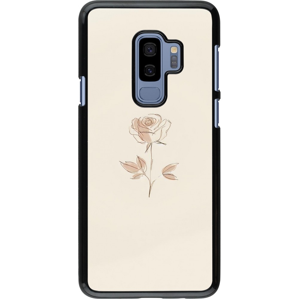 Samsung Galaxy S9+ Case Hülle - Rosa Sand Minimalistisch