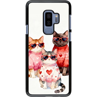 Samsung Galaxy S9+ Case Hülle - Saint Valentines Day 26 Cat Love