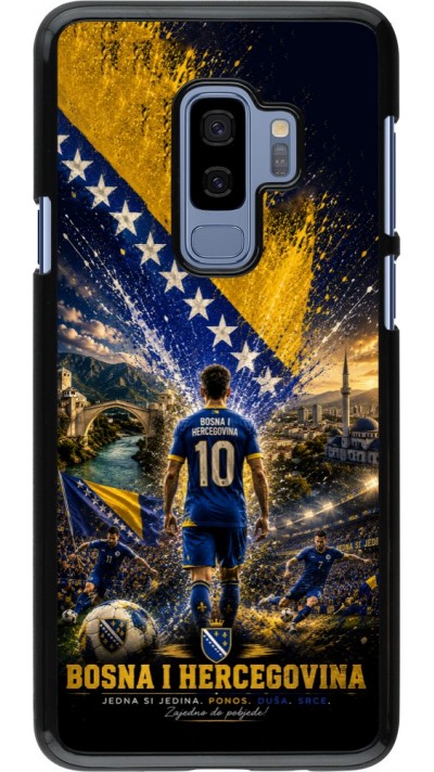 Samsung Galaxy S9+ Case Hülle - Fussball Bosnien und Herzegowina splash 2026
