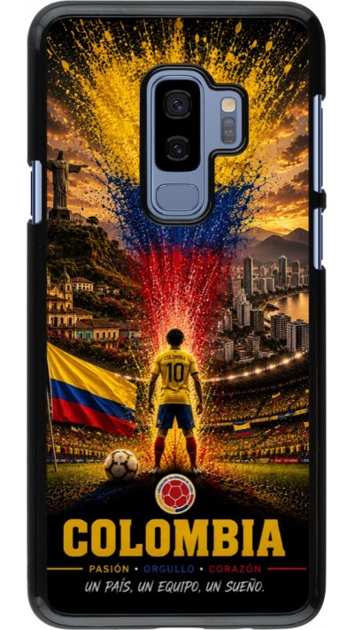 Samsung Galaxy S9+ Case Hülle - Fussball Kolumbien splash 2026