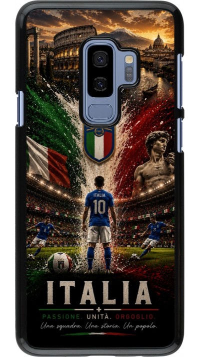 Samsung Galaxy S9+ Case Hülle - Fussball Italien splash 2026