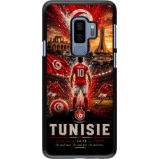 Samsung Galaxy S9+ Case Hülle - Fussball Tunesien splash 2026