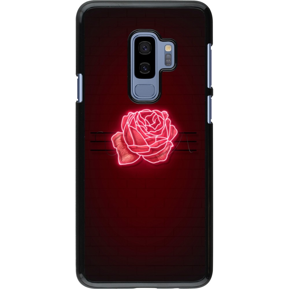 Samsung Galaxy S9+ Case Hülle - Spring 23 neon rose