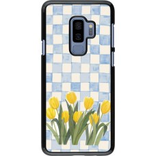 Samsung Galaxy S9+ Case Hülle - Blue vichy tulips 2026