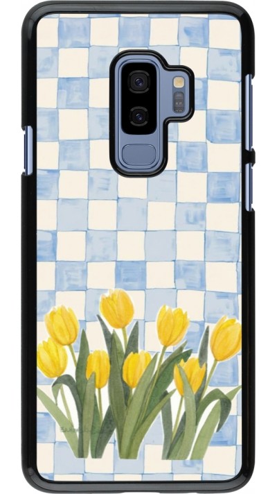 Samsung Galaxy S9+ Case Hülle - Blue vichy tulips 2026