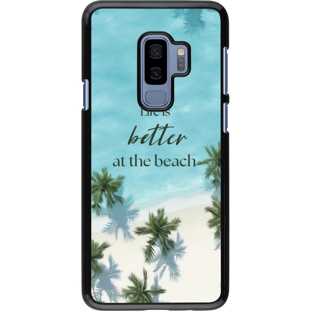 Samsung Galaxy S9+ Case Hülle - Summer 2025 Life is better at the beach