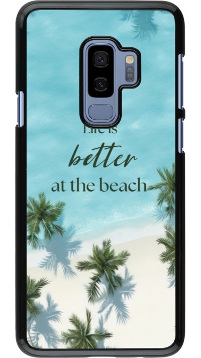 Samsung Galaxy S9+ Case Hülle - Summer 2025 Life is better at the beach