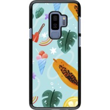 Samsung Galaxy S9+ Case Hülle - Summer 2025 Pattern papaya
