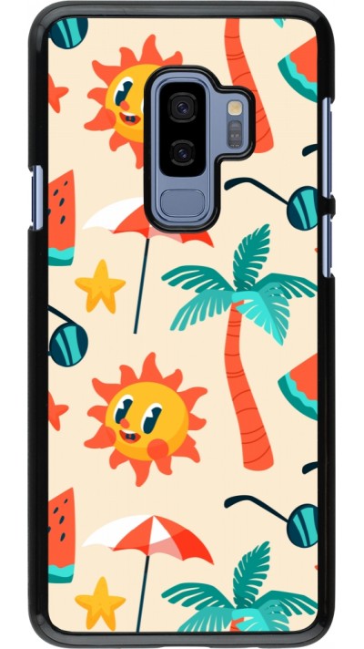 Samsung Galaxy S9+ Case Hülle - Summer 2025 Pattern soleil