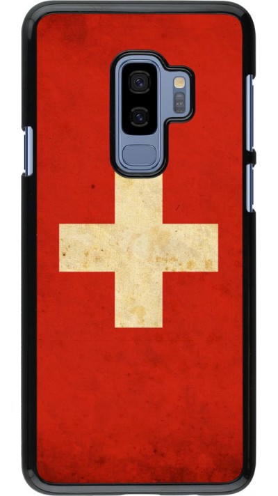 Hülle Samsung Galaxy S9+ - Vintage Flag SWISS