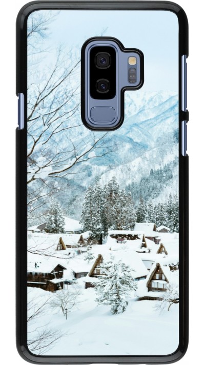 Samsung Galaxy S9+ Case Hülle - Winter 25 Winter snowy landscape