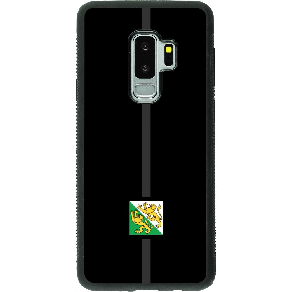 Coque Samsung Galaxy S9+ - Silicone rigide noir Canton TG noir