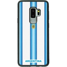 Samsung Galaxy S9+ Case Hülle - Silikon schwarz Argentinien 2026 personalisierbares Fussballtrikot