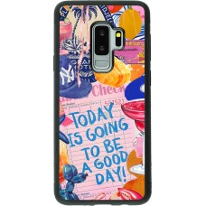 Samsung Galaxy S9+ Case Hülle - Silikon schwarz Preppy Today is Going to be a good day