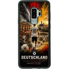 Samsung Galaxy S9+ Case Hülle - Silikon schwarz Fussball Deutschland splash 2026