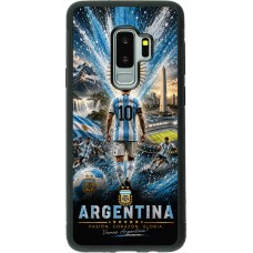 Samsung Galaxy S9+ Case Hülle - Silikon schwarz Fussball Argentinien splash 2026