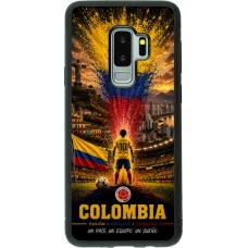 Samsung Galaxy S9+ Case Hülle - Silikon schwarz Fussball Kolumbien splash 2026