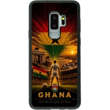 Samsung Galaxy S9+ Case Hülle - Silikon schwarz Fussball Ghana splash 2026