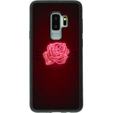 Samsung Galaxy S9+ Case Hülle - Silikon schwarz Spring 23 neon rose