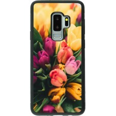 Samsung Galaxy S9+ Case Hülle - Silikon schwarz Bouquet of tulips 2026