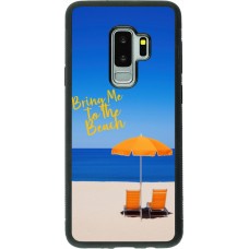 Samsung Galaxy S9+ Case Hülle - Silikon schwarz Summer 2025 Bring me to the beach