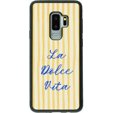 Samsung Galaxy S9+ Case Hülle - Silikon schwarz The good life 2026