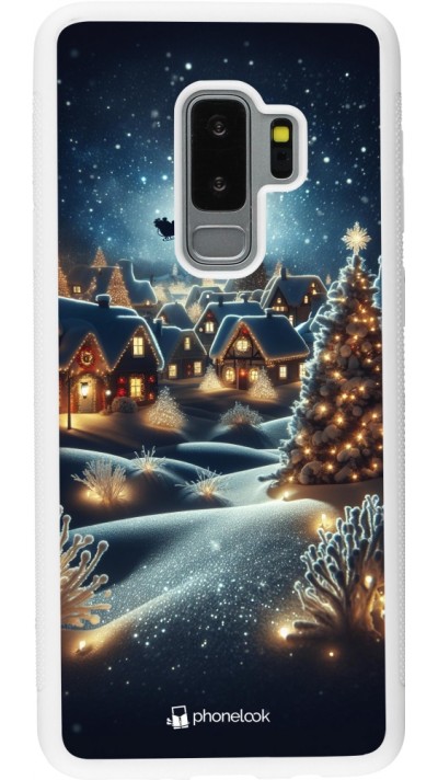 Samsung Galaxy S9+ Case Hülle - Silikon weiss Weihnachten 2023 Weihnachten steht vor der Tür