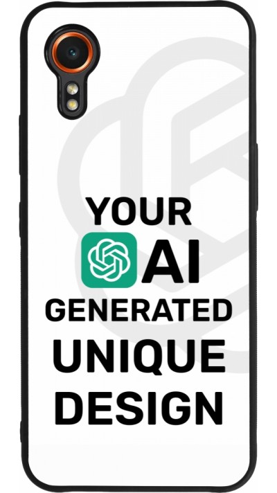 Samsung Galaxy XCover 7 Case Hülle - Silikon schwarz Weltweit einzigartig erstellt dank Deiner Kreativität und künstlicher Intelligenz (KI)