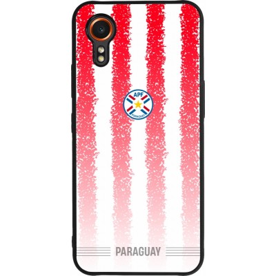 Samsung Galaxy XCover 7 Case Hülle - Silikon schwarz Paraguay 2026 personalisierbares Fussballtrikot
