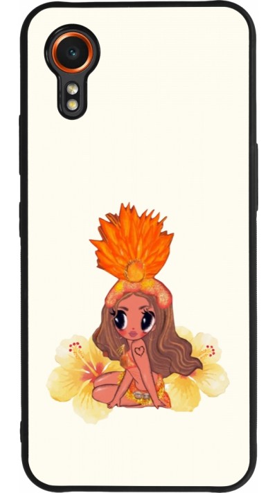 Coque Samsung Galaxy XCover 7 - Silicone rigide noir Karol G Tropicoqueta