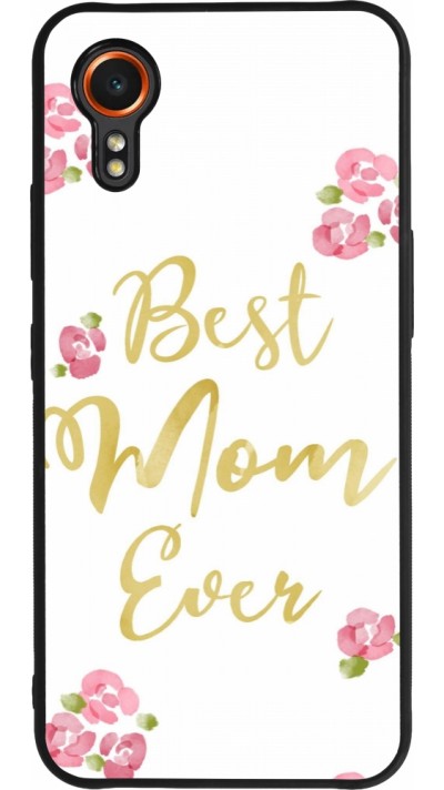 Coque Samsung Galaxy XCover 7 - Silicone rigide noir Mom 2024 best Mom ever