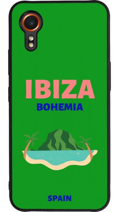Coque Samsung Galaxy XCover 7 - Silicone rigide noir Pop Summer Destination Ibiza
