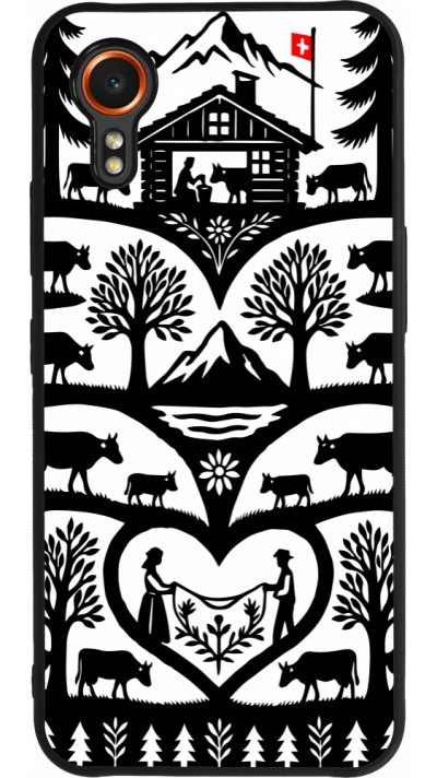 Samsung Galaxy XCover 7 Case Hülle - Silikon schwarz Poya Schweiz 2