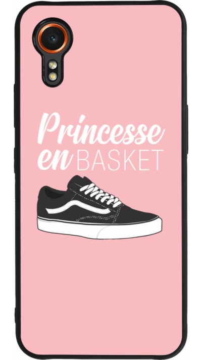 Samsung Galaxy XCover 7 Case Hülle - Silikon schwarz princesse en basket