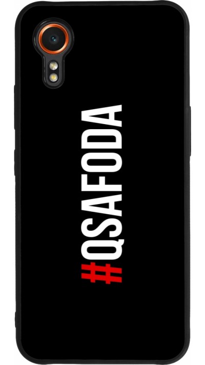 Samsung Galaxy XCover 7 Case Hülle - Silikon schwarz Qsafoda 1