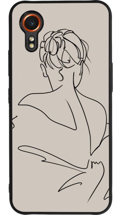 Samsung Galaxy XCover 7 Case Hülle - Silikon schwarz Salnikova 05