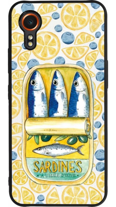 Samsung Galaxy XCover 7 Case Hülle - Silikon schwarz Sardines in oil 2026