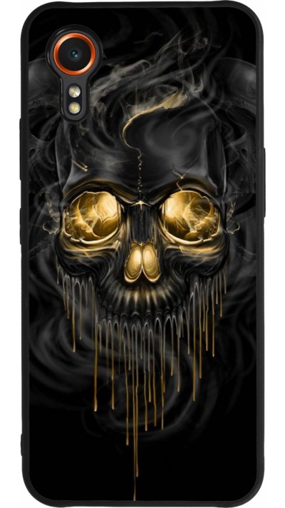 Samsung Galaxy XCover 7 Case Hülle - Silikon schwarz Skull 02