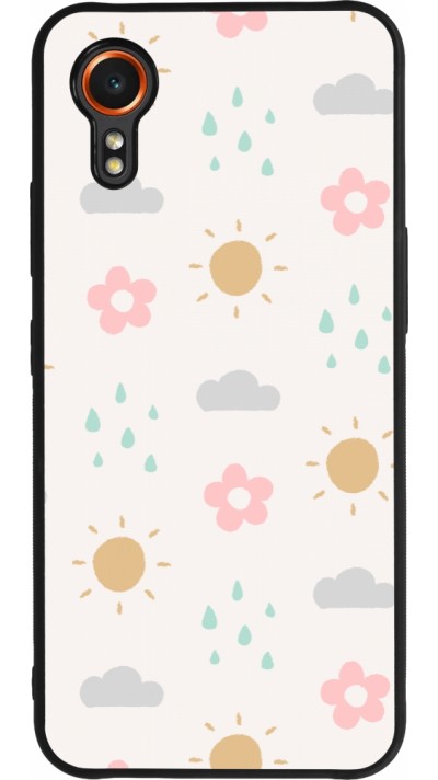Samsung Galaxy XCover 7 Case Hülle - Silikon schwarz Spring 23 weather