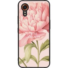 Coque Samsung Galaxy XCover 7 - Silicone rigide noir Just Bloom Spring 2026