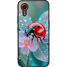 Samsung Galaxy XCover 7 Case Hülle - Silikon schwarz Ladybird in bloom Spring 2026