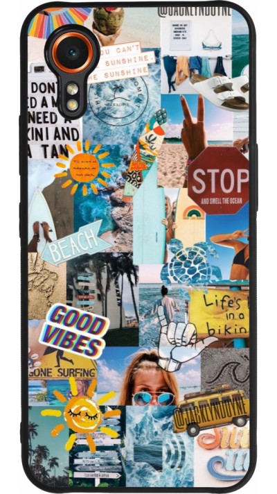 Coque Samsung Galaxy XCover 7 - Silicone rigide noir Summer 2021 15