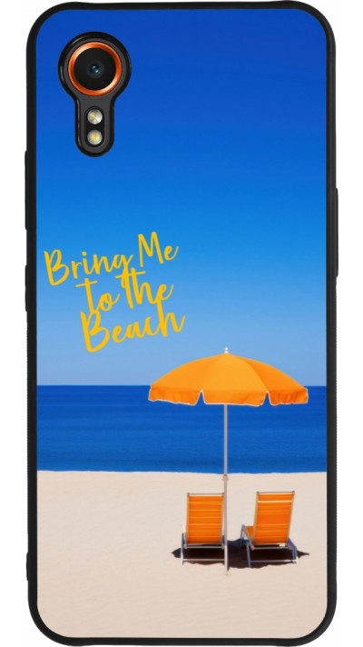Coque Samsung Galaxy XCover 7 - Silicone rigide noir Summer 2025 Bring me to the beach