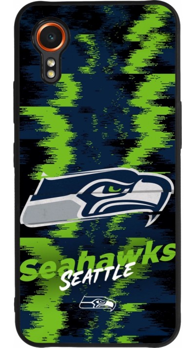 Coque Samsung Galaxy XCover 7 - Silicone rigide noir Super Bowl 26 Seattle 2