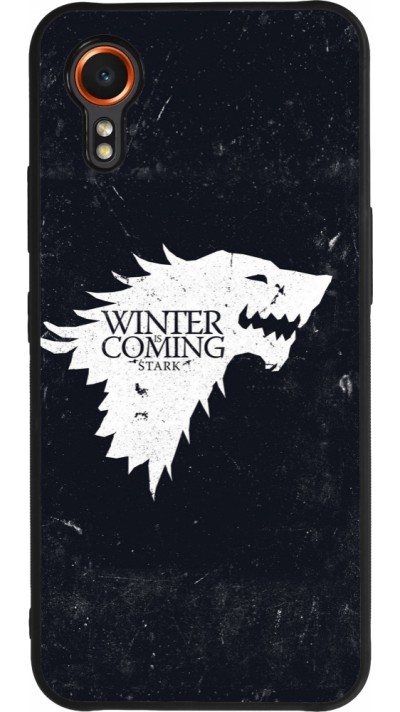 Samsung Galaxy XCover 7 Case Hülle - Silikon schwarz Winter is coming Stark