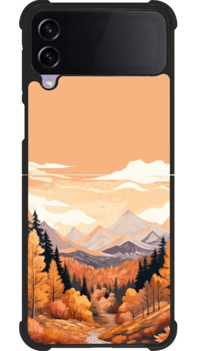 Coque Samsung Galaxy Z Flip3 5G - Silicone rigide noir Autumn 25 Mountains