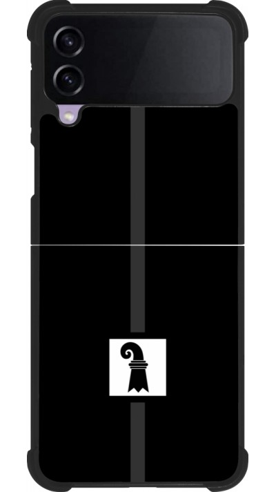 Samsung Galaxy Z Flip3 5G Case Hülle - Silikon schwarz Kanton BS schwarz